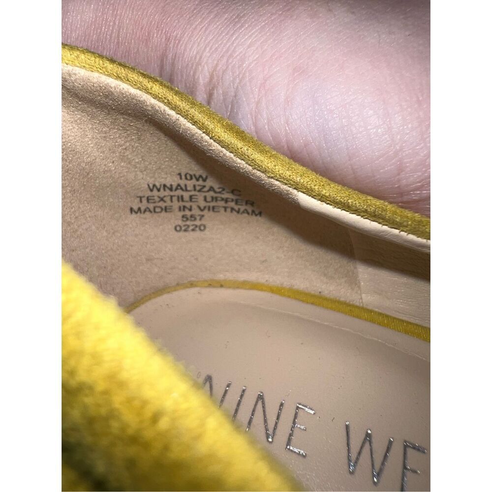 Women’s Chartreuse Lime Green Block Heel 10w - image 8